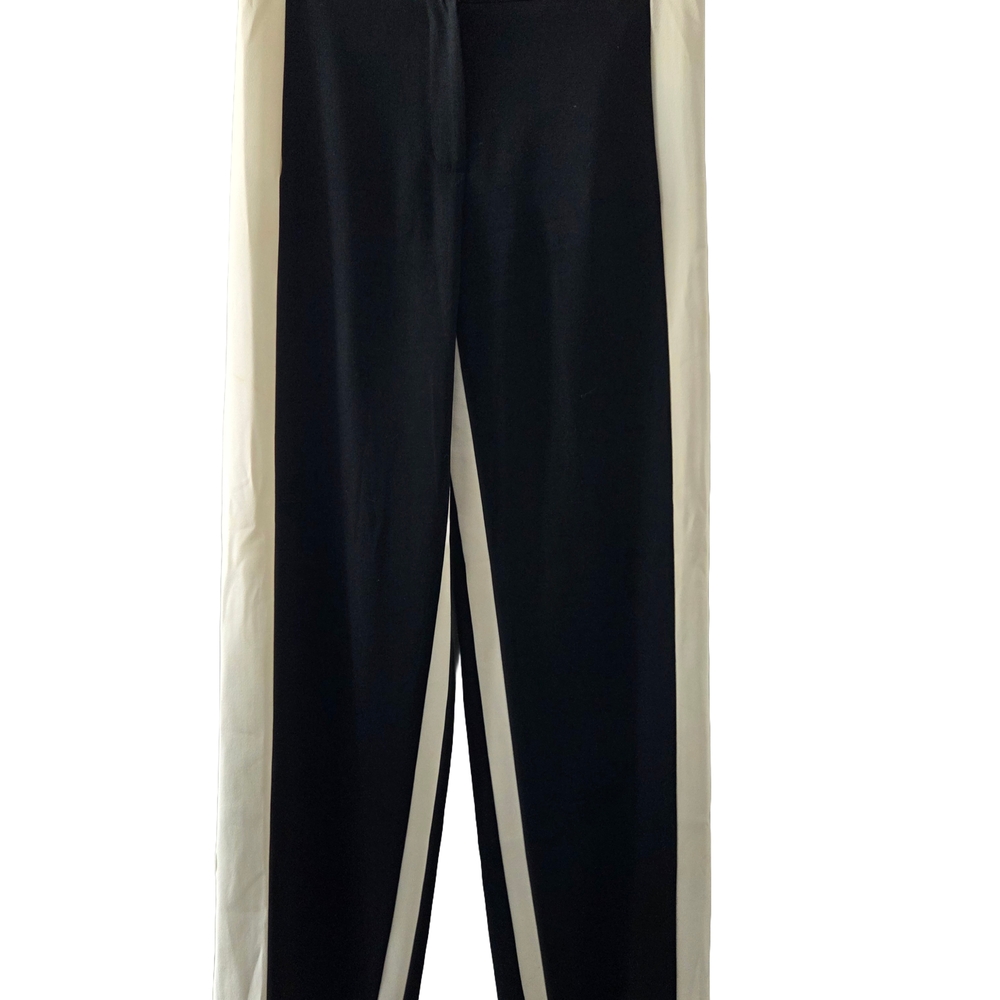 DKNY- Women's Essex Tuxedo Strip Ankle Pants